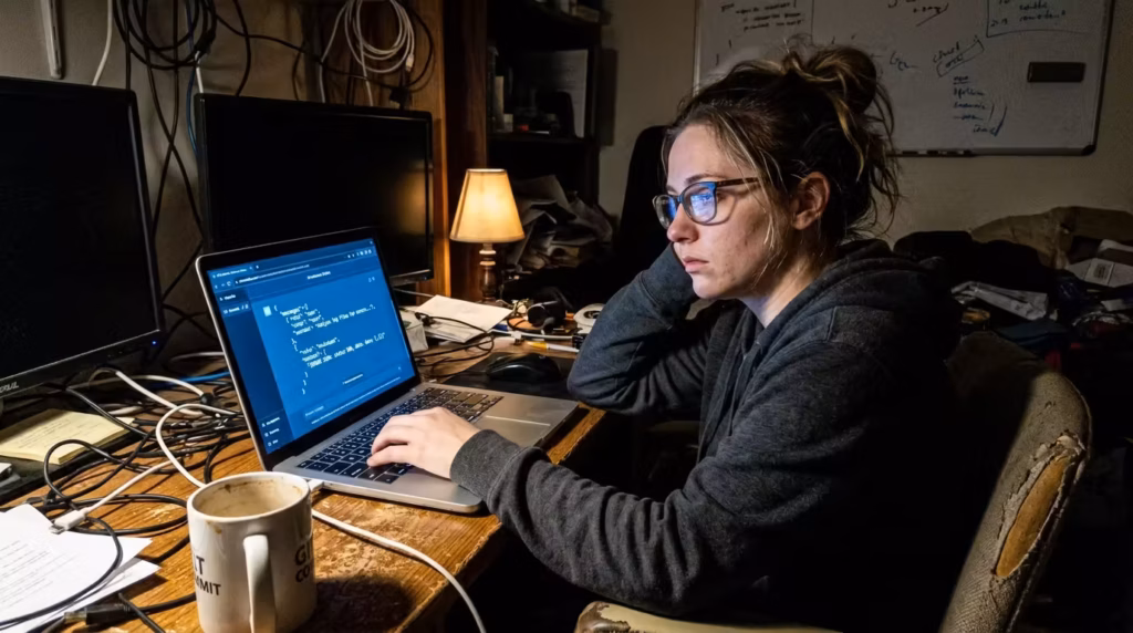 Young Woman Working